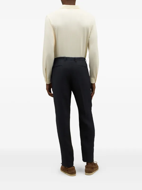 Boglioli dart-detailing Trousers | Blue | FARFETCH RO