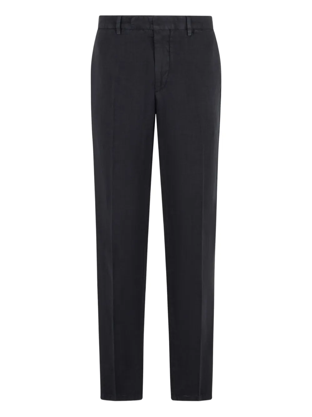 garment-dyed linen chino trousers