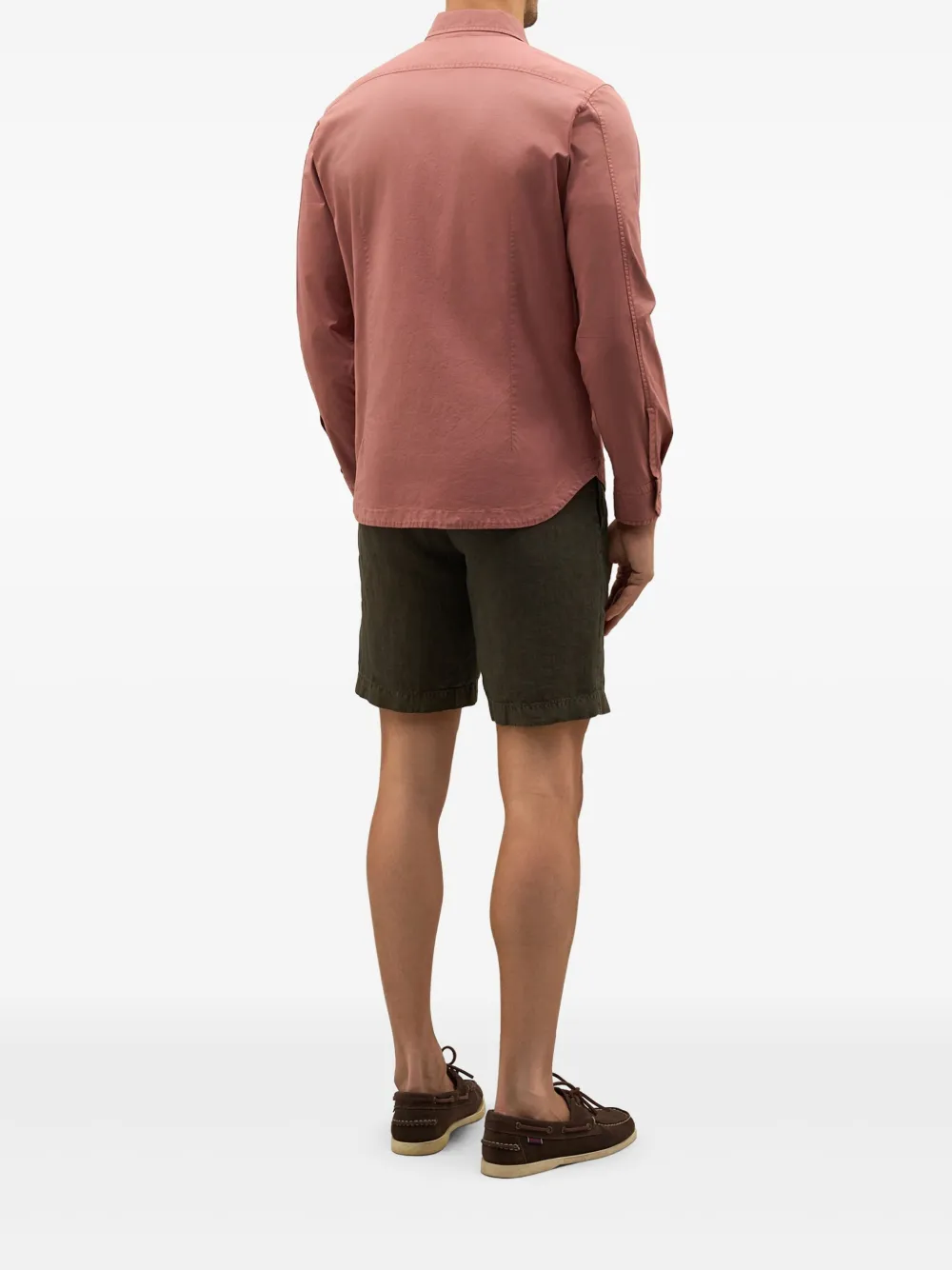 Boglioli Twill overhemd Roze