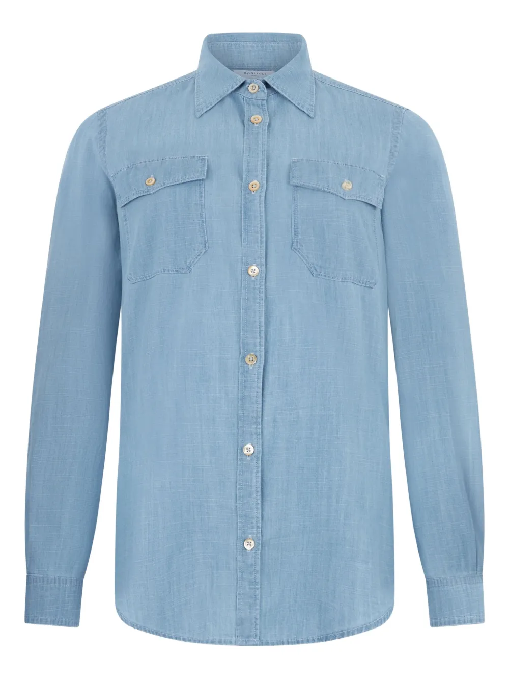Boglioli camisa de mezclilla con botones | azul | Image 1