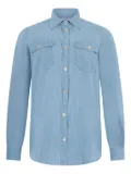 Boglioli button-down denim shirt - Blue
