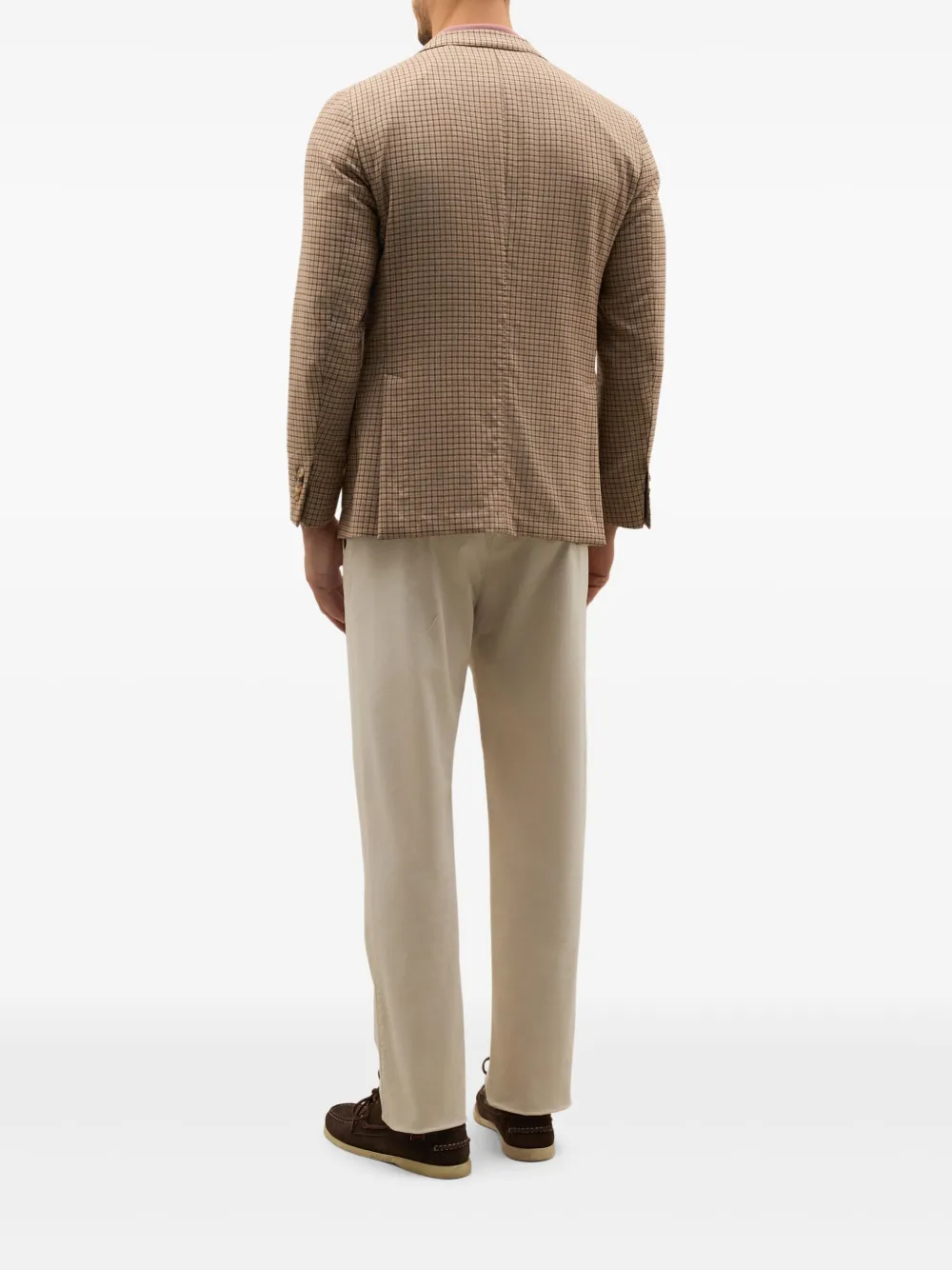Boglioli Blazer van zijdeblend Beige
