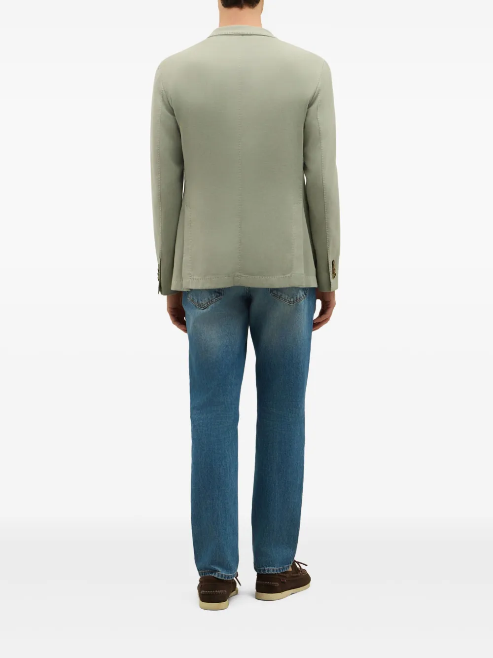 Boglioli Linnen blazer Groen