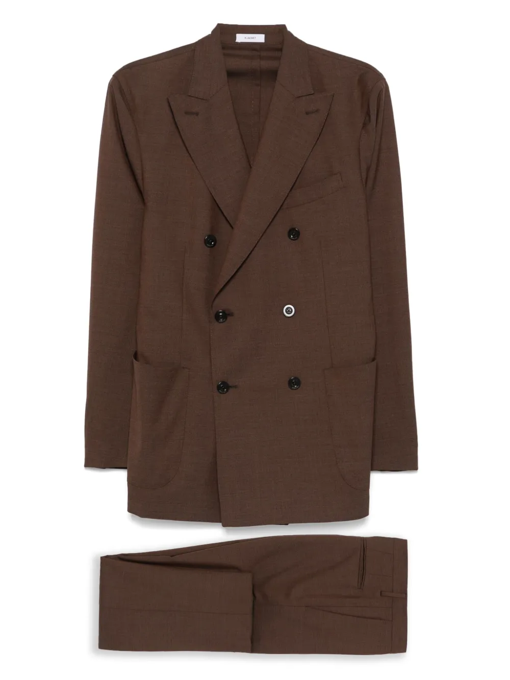 Boglioli traje con doble botonadura | marrón | Image 1