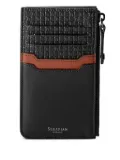 Serapian 72 zipped card holder - Black