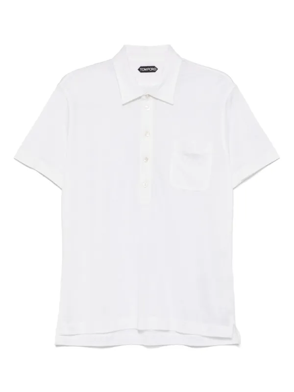 TOM FORD short-sleeve Polo Shirt White FARFETCH PH
