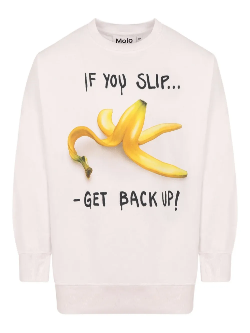 Molo Sweater met grafische print Wit