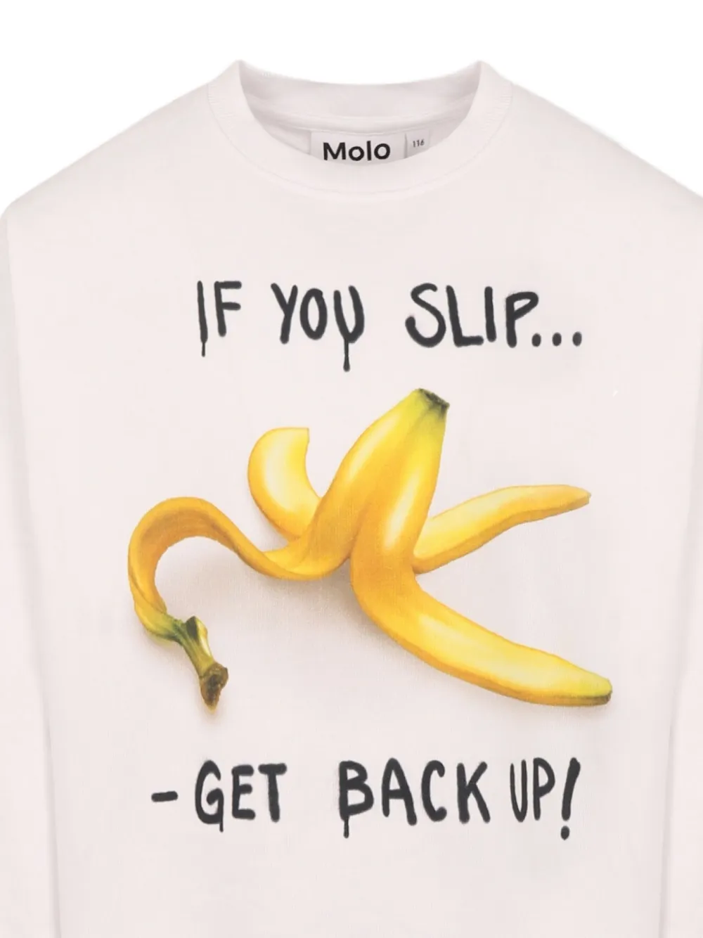 Molo Sweater met grafische print Wit