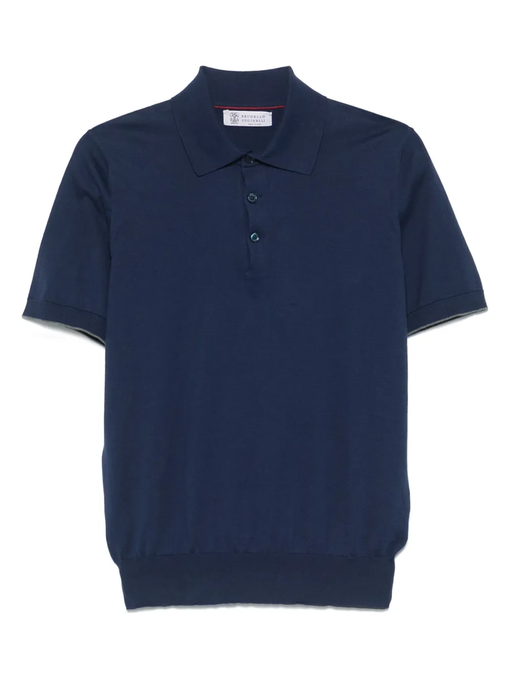 Brunello Cucinelli playera tipo polo | azul | Image 1