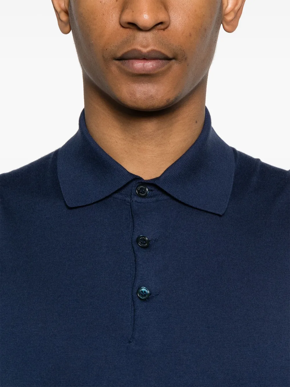 Brunello Cucinelli Katoenen poloshirt Blauw