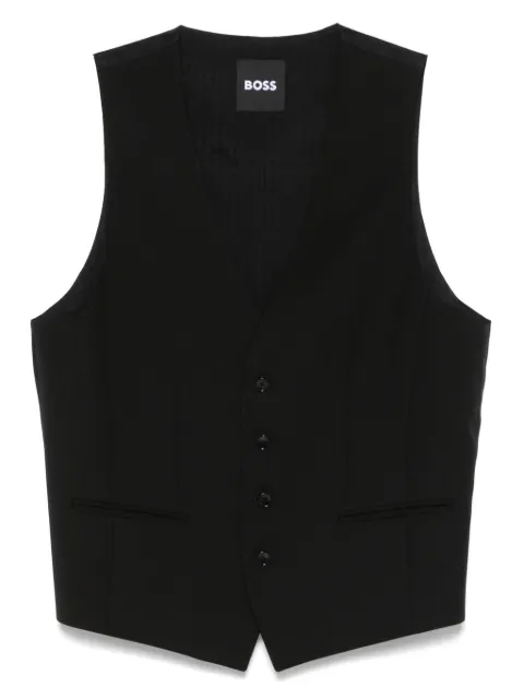 BOSS chaleco con cuello en V