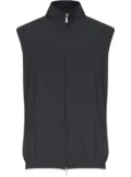 Eleventy zip-up gilet - Blue