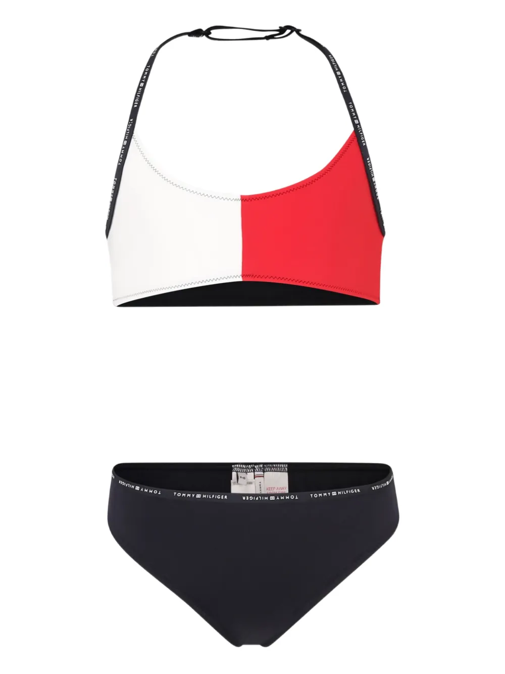 Tommy Hilfiger Junior bikini con diseño color block | azul | Image 1