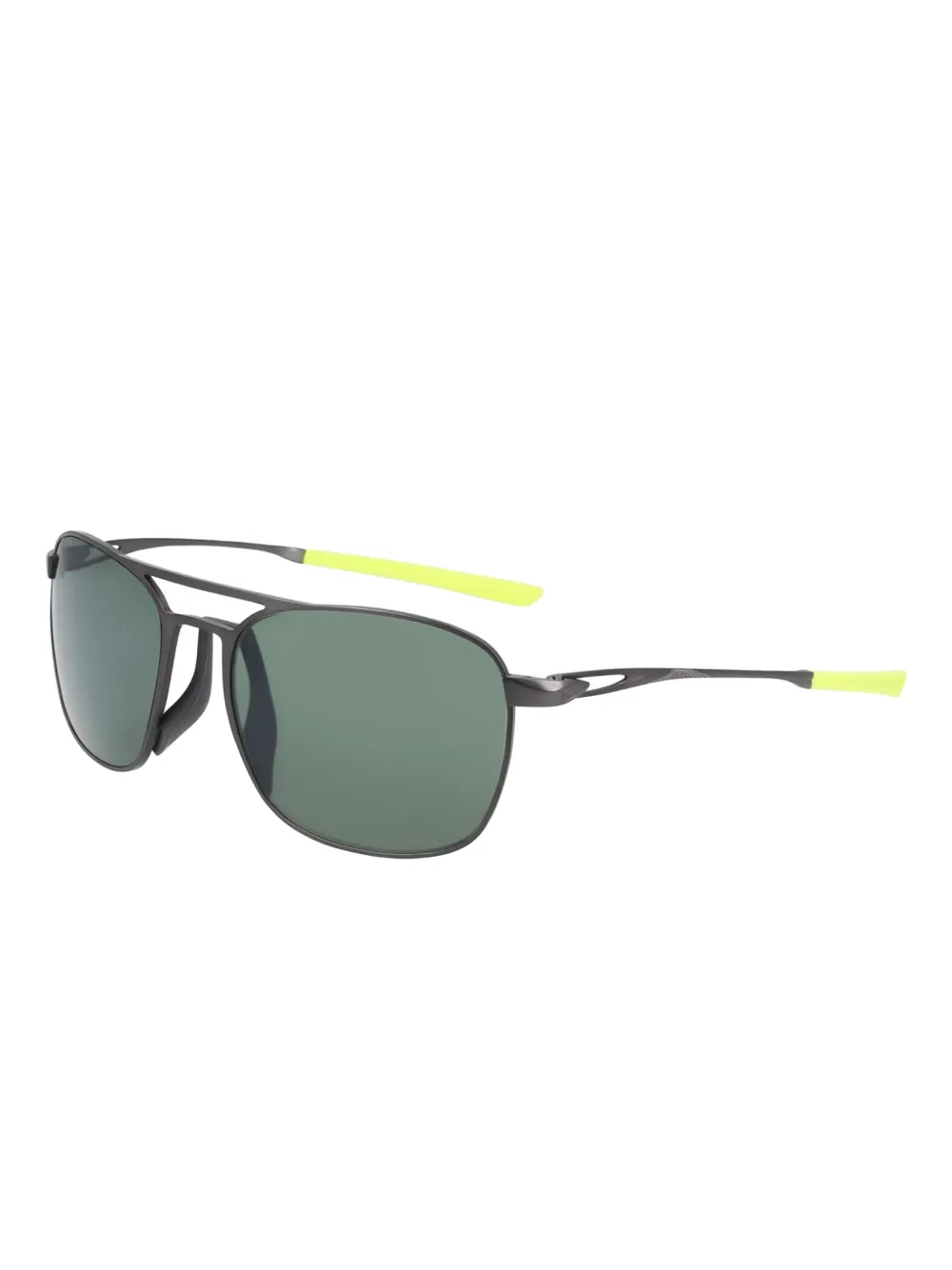 Nike Zonnebril met rechthoekig montuur Zwart