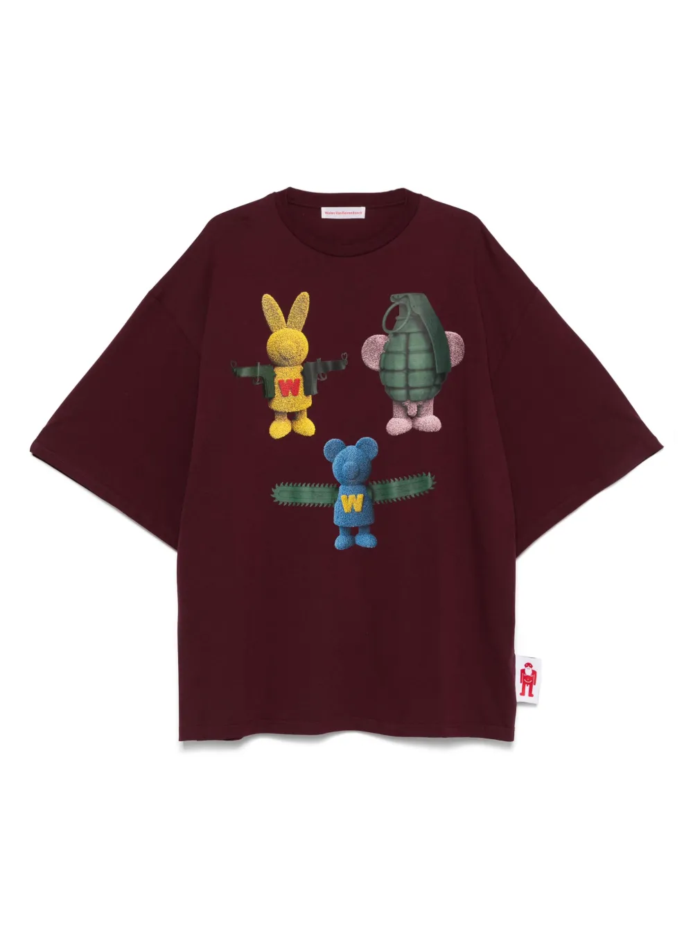 Walter Van Beirendonck playera Toyterror Super | rojo | Image 1