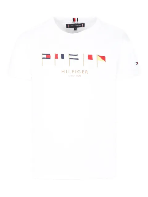 Tommy Hilfiger Junior flag-graphic T-shirt