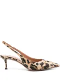 Aquazzura 50mm New Purist slingback pumps - Neutrals