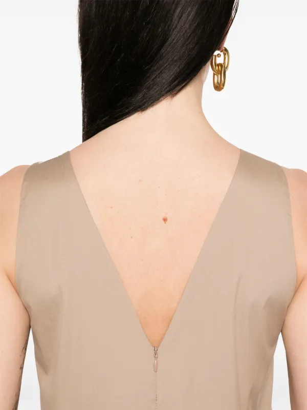 ワンピース MAX MARA 'S 'Moira' dress Brown S Max Mara Moira Midi Dress | Brown | FARFETCH