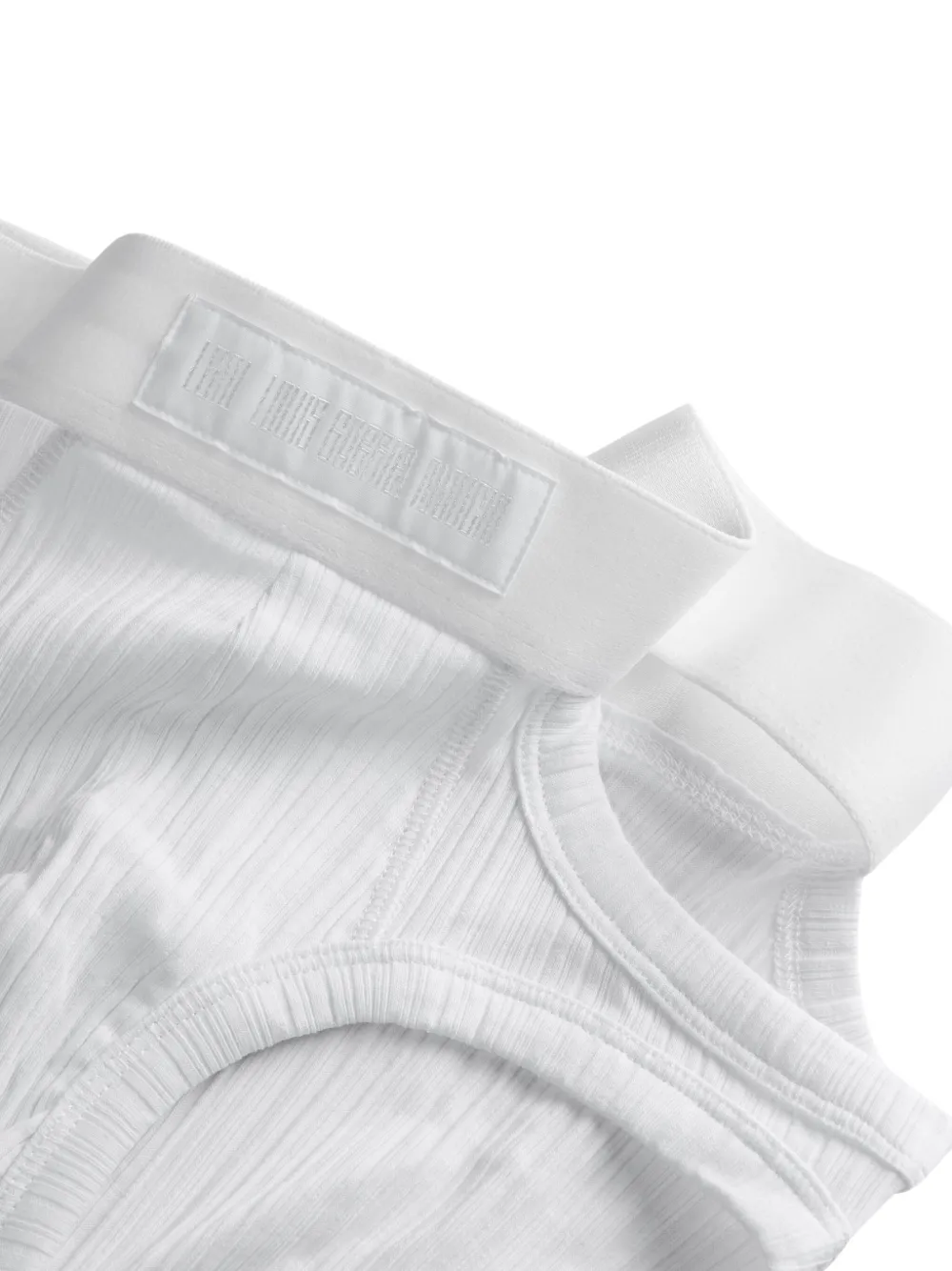 Lgn Louis Gabriel Nouchi Ribbed Briefs In White
