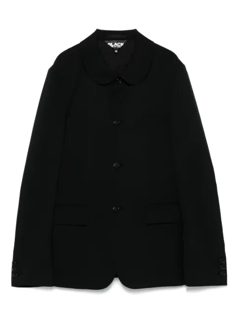 Black Comme Des Garçons ジップディテール ジャケット