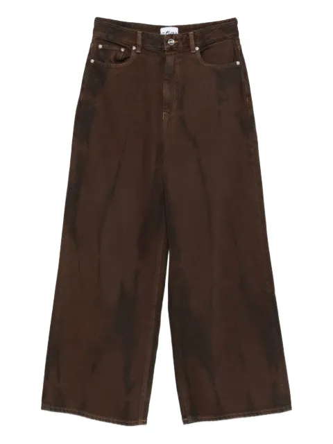 GANNI wide-leg jeans