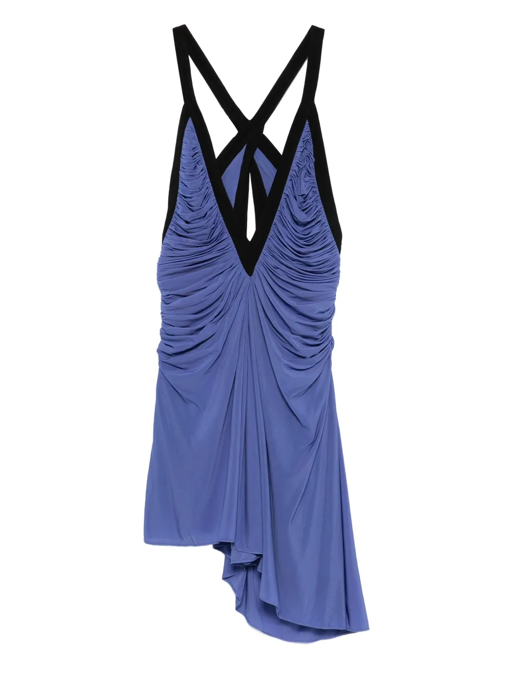 Christopher Esber v-neck mini dress Blauw