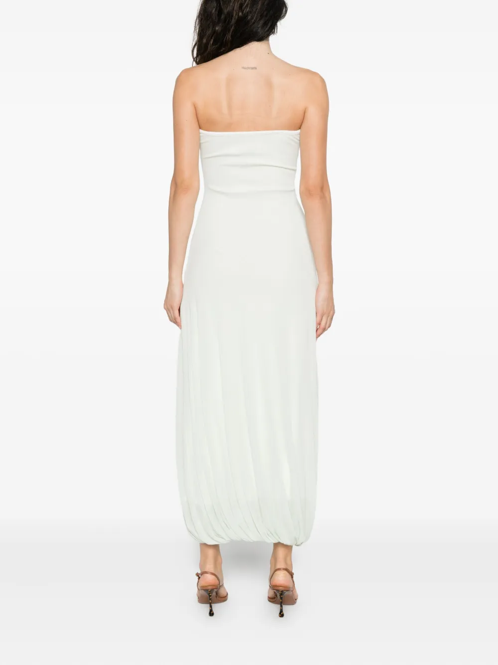 Christopher Esber paisley-ring dress Groen