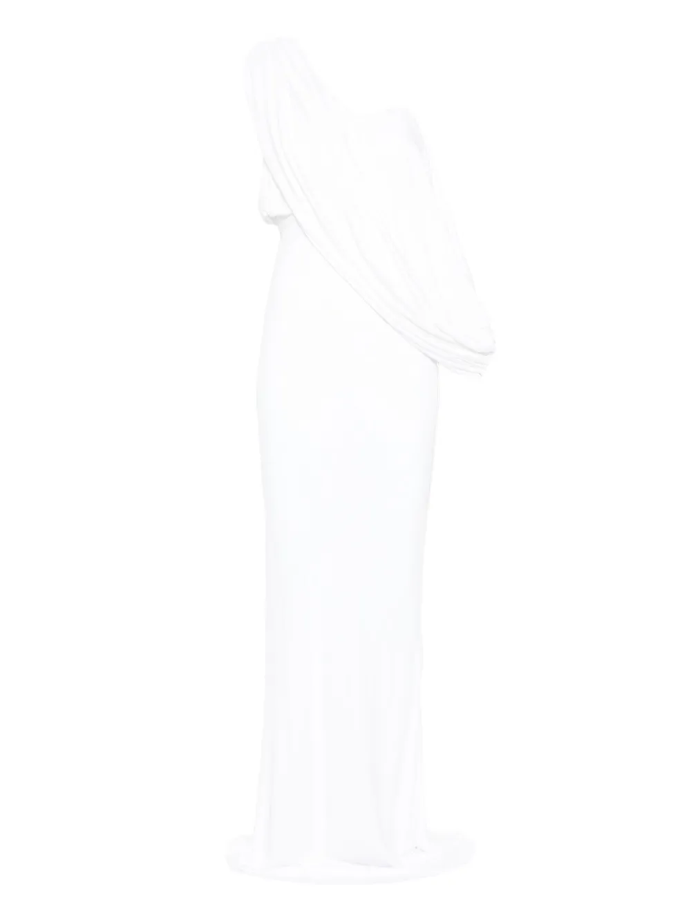 Christopher Esber Aiba draped maxi dress Wit