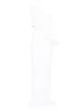 Christopher Esber Aiba draped maxi dress - White