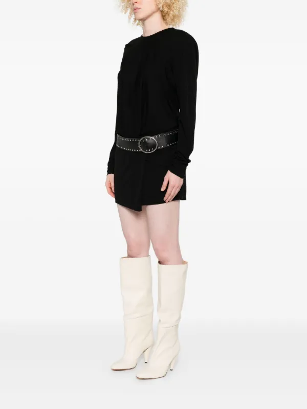 Christopher Esber Belted Mini Dress - Black