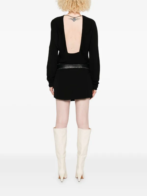 Christopher Esber Belted Mini Dress - Black