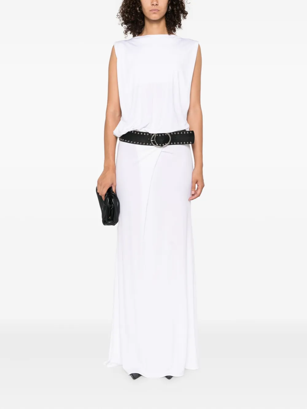 Christopher Esber Belted Dress In White