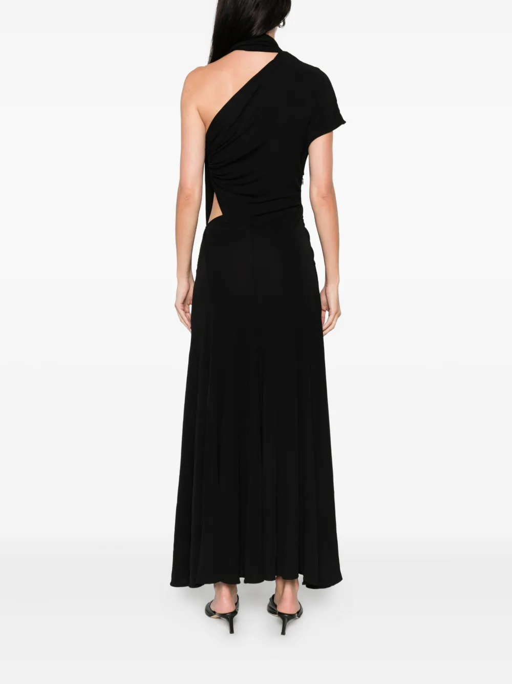 Christopher Esber Vienna jersey dress Zwart