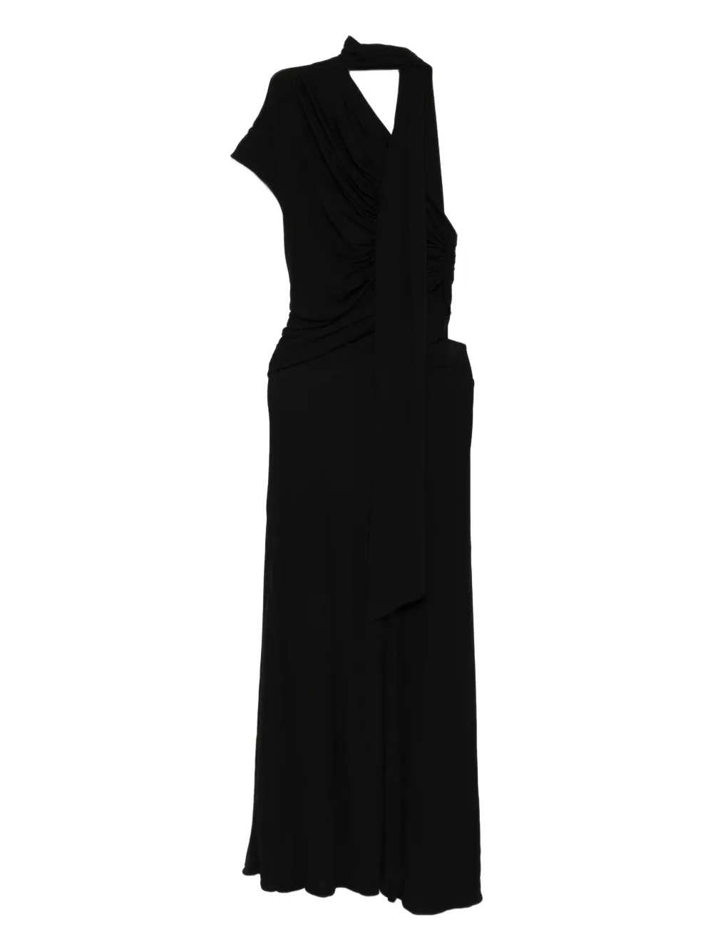 Christopher Esber Vienna jersey dress Zwart
