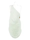 Christopher Esber draped one-shoulder dress - Green