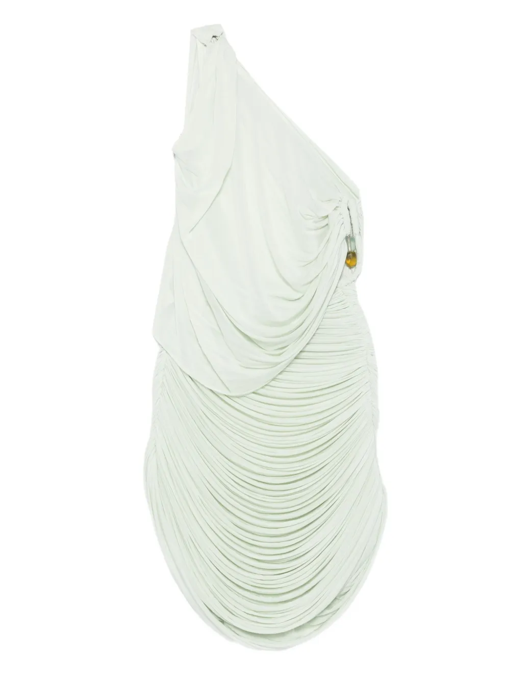 Christopher Esber draped one-shoulder dress Groen