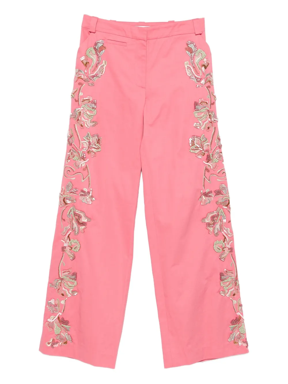 straight-leg trousers