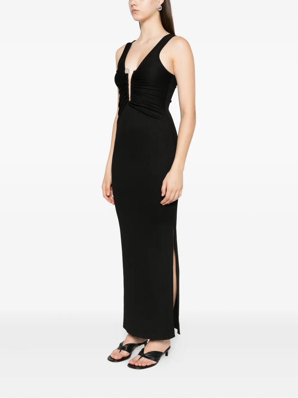 Christopher Esber crystal-embellished dress Zwart