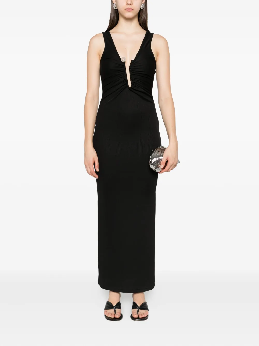 Christopher Esber crystal-embellished dress Zwart