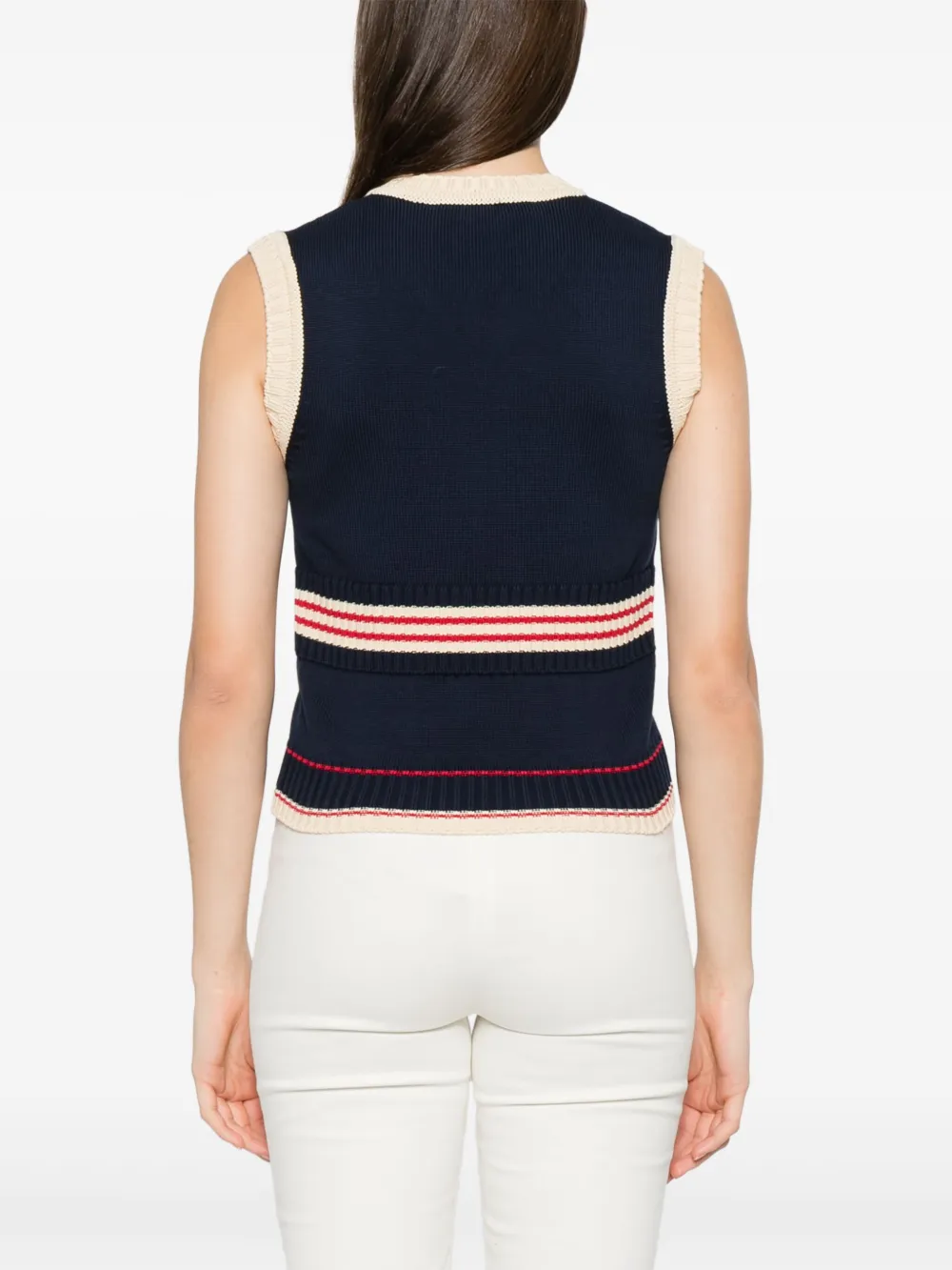 Valentino Garavani Chez gilet Blauw