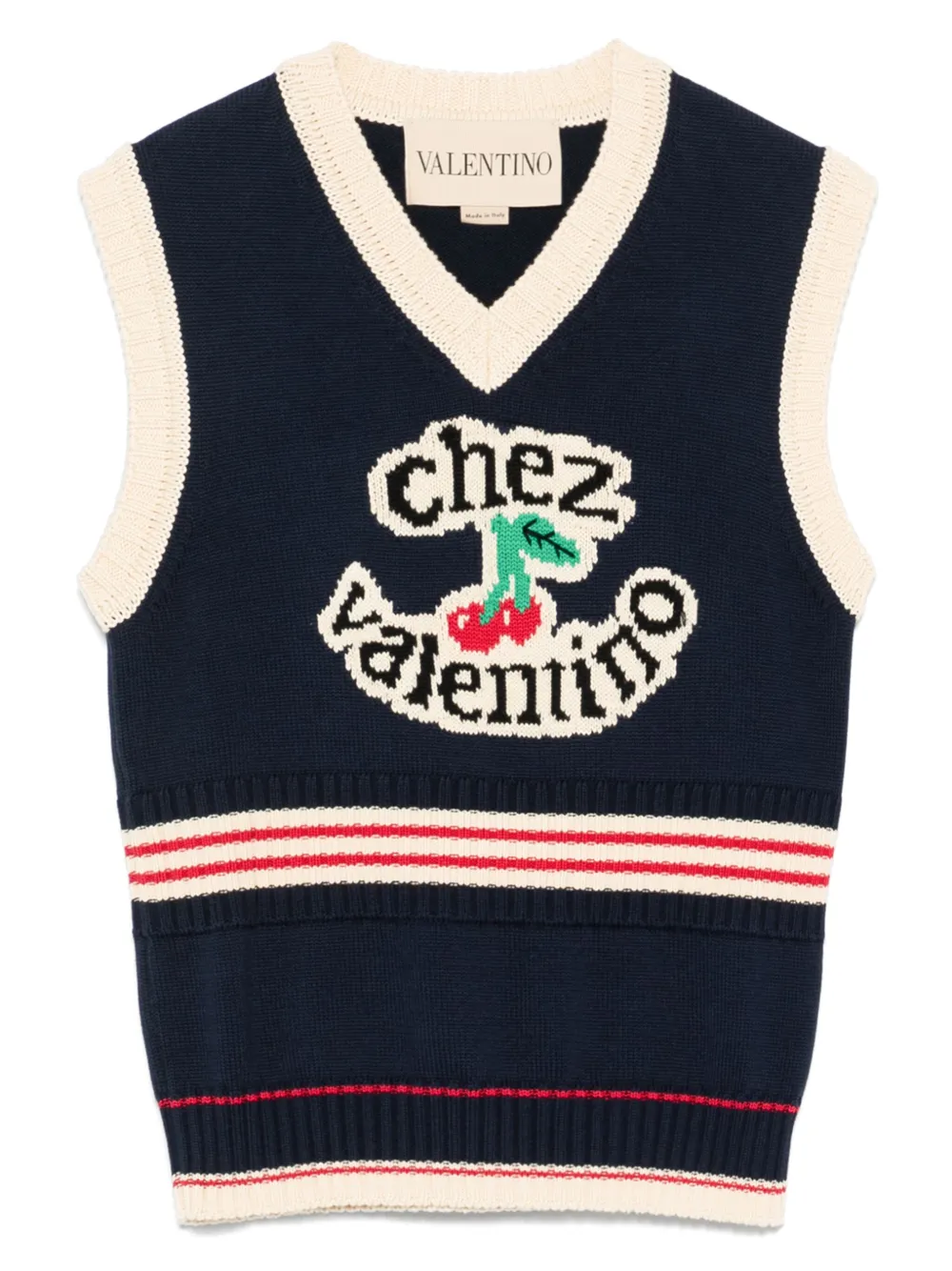 Valentino Garavani Chez gilet Blauw