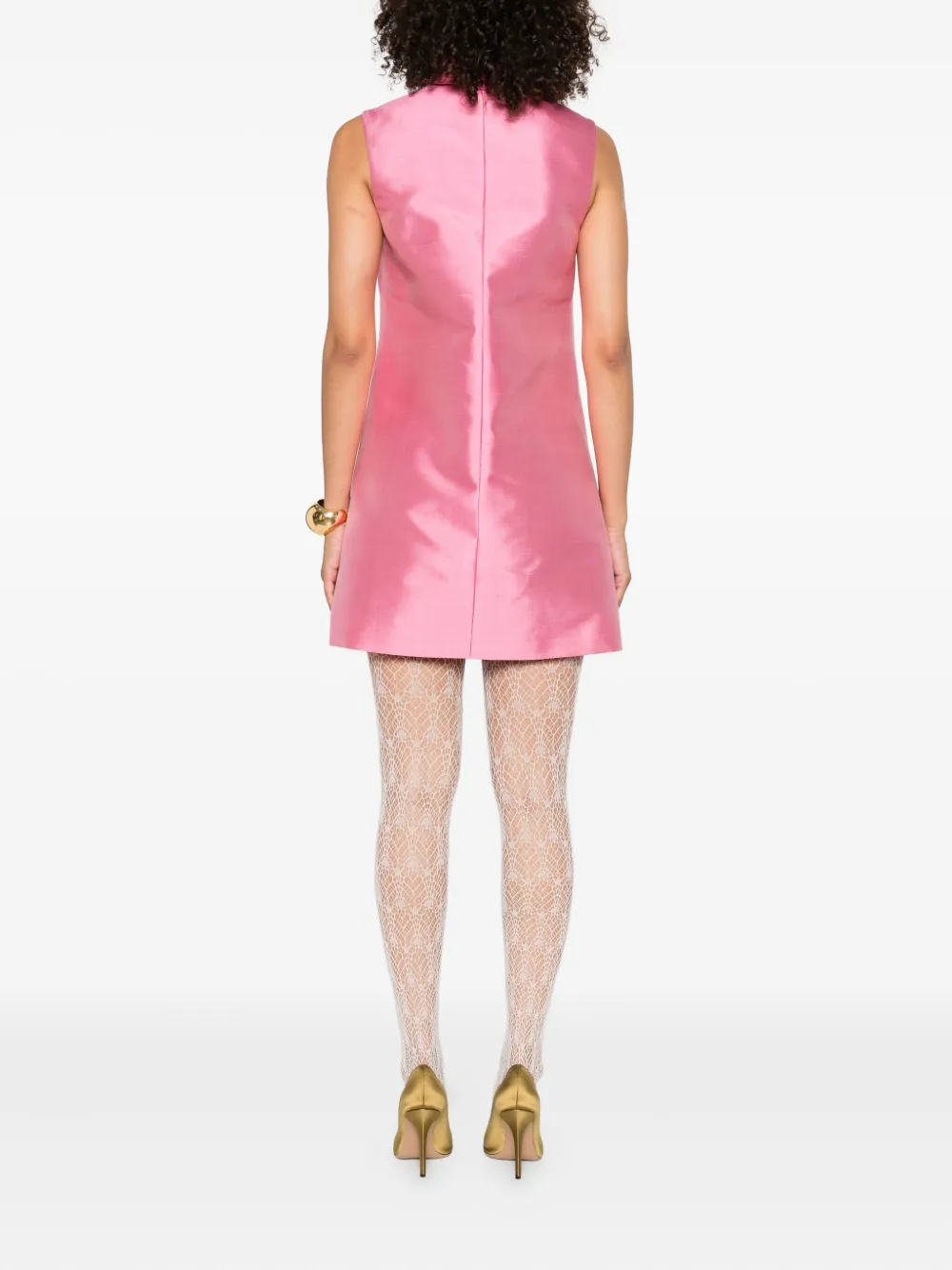 Valentino Garavani bow-detail mini dress Roze