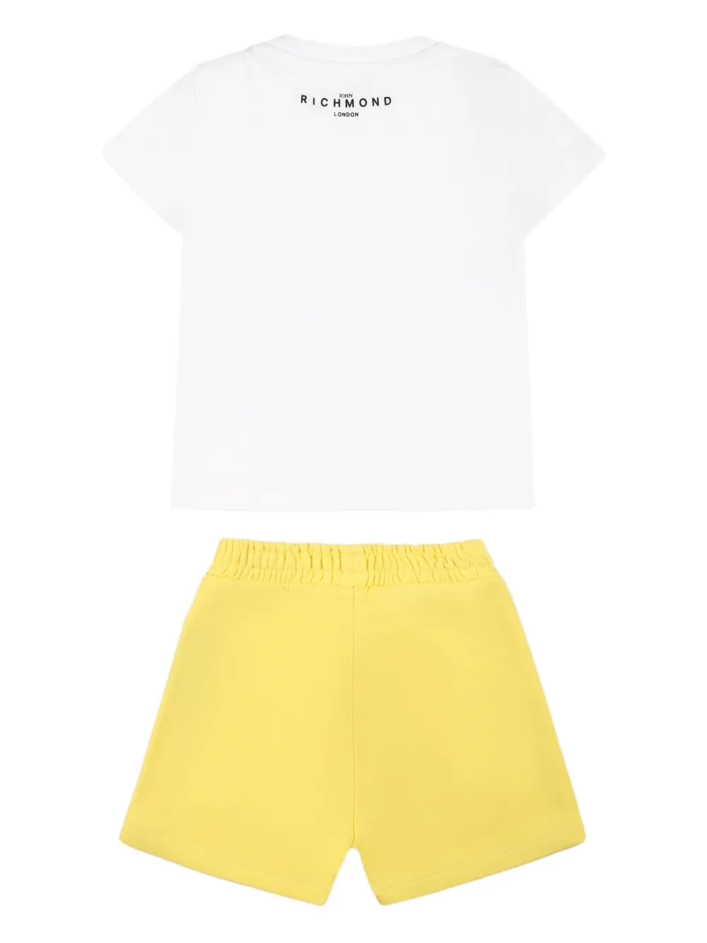 John Richmond Junior logo print T-shirt and shorts set | Short Sets | Image 2