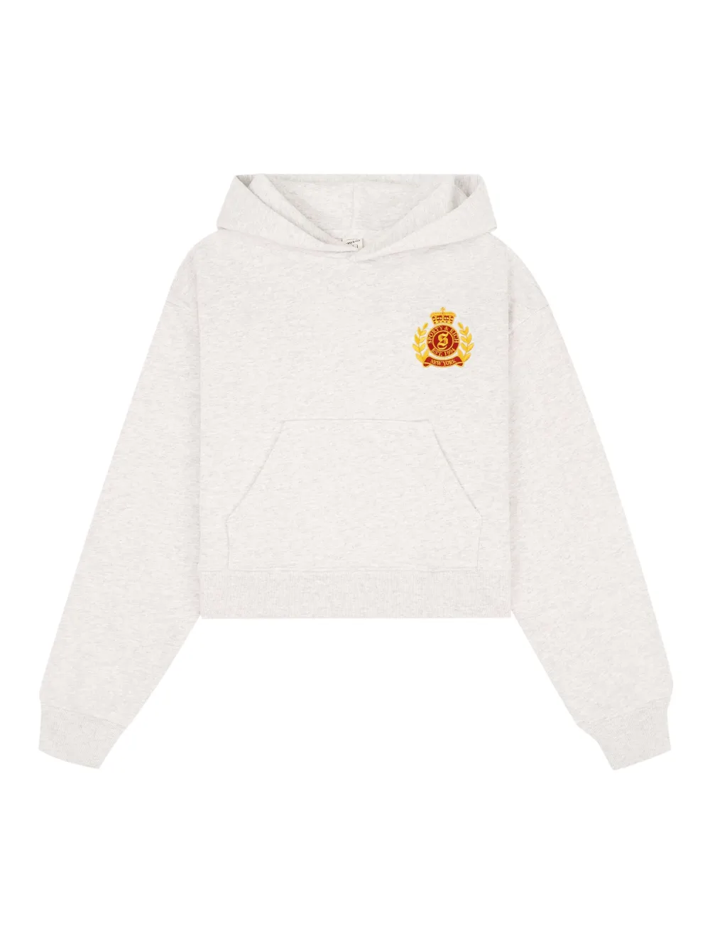 Sporty & Rich NY Crest パーカー - グレー Sporty & Rich NY Crest パーカー - グレー