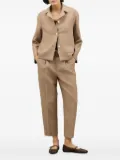 Boglioli linen-blend blazer - Brown