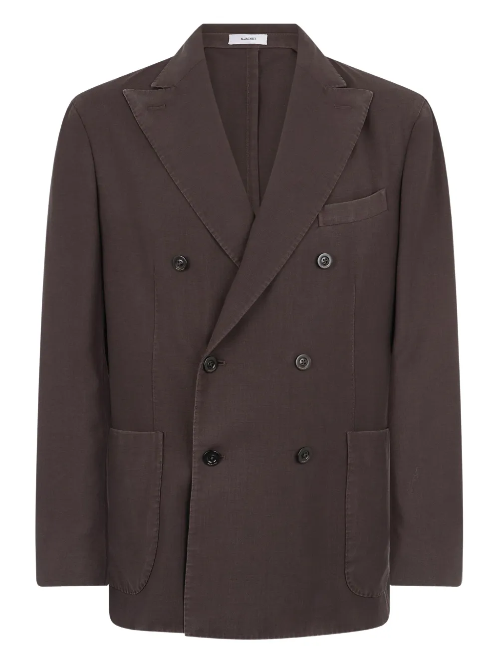Boglioli blazer con doble botonadura K | marrón | Image 1