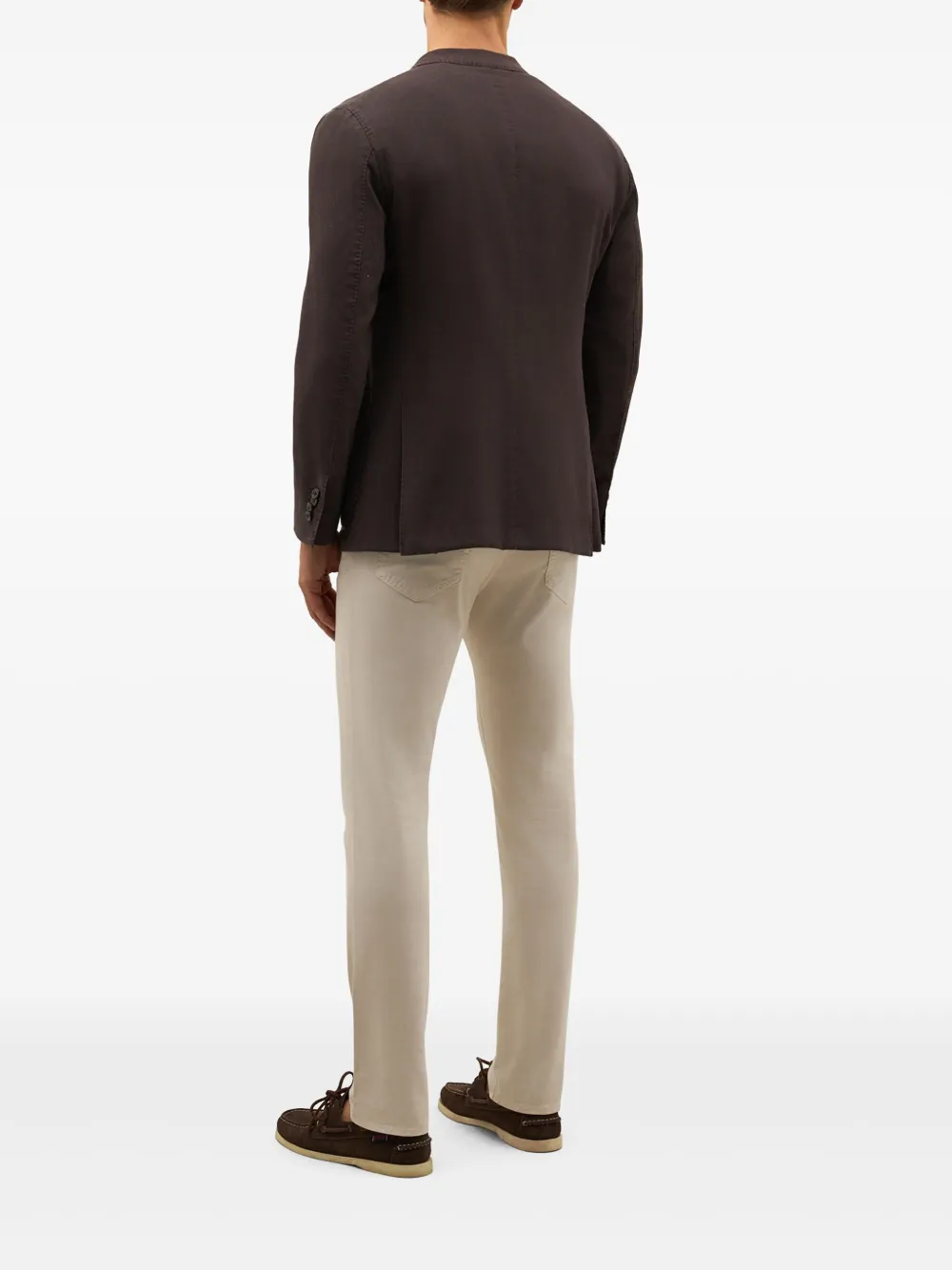 Boglioli K-jacket blazer met dubbele rij knopen Bruin