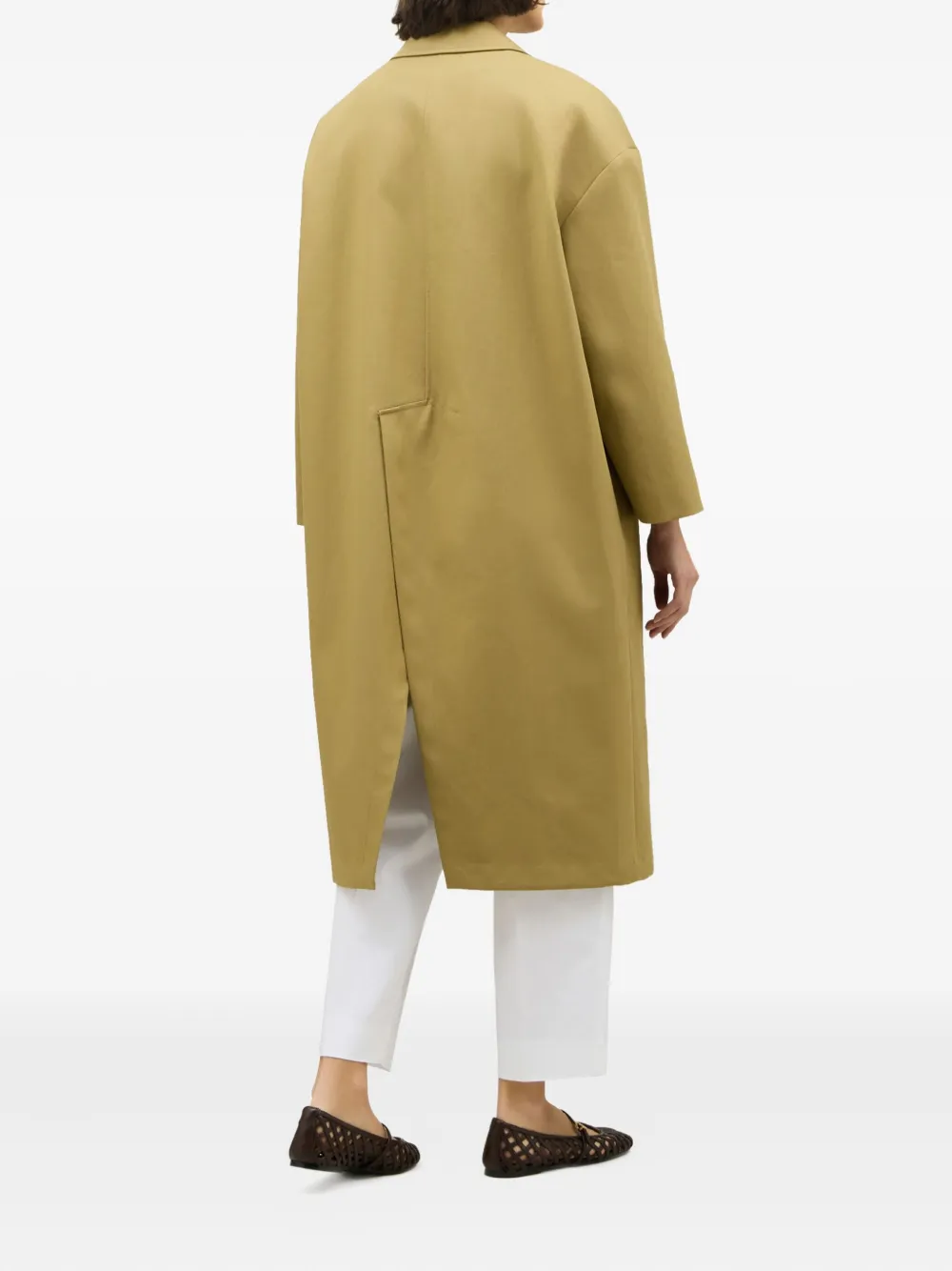 Boglioli Double Cotton Drill Overcoat