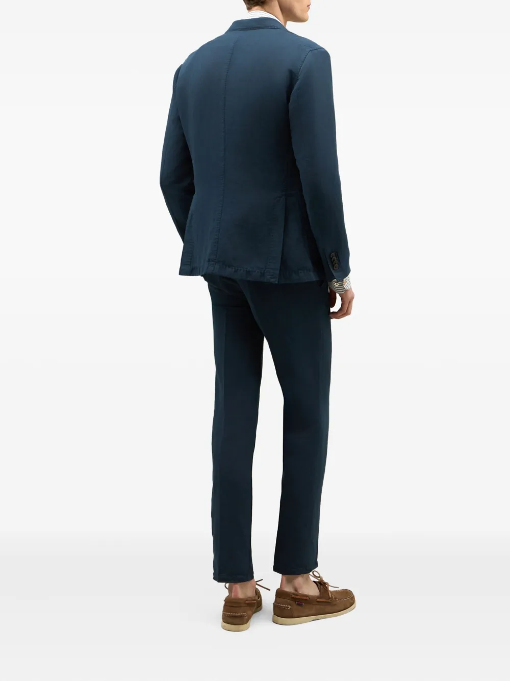 Shop Boglioli Single-breasted Suit In Blue