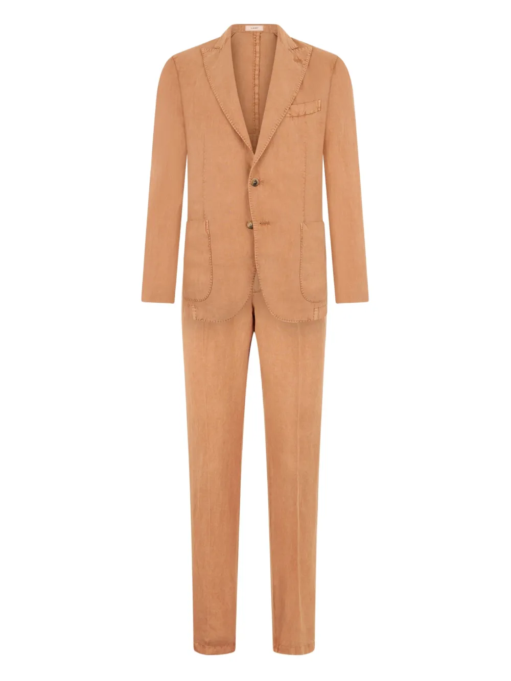 Boglioli traje de lino | marrón | Image 1